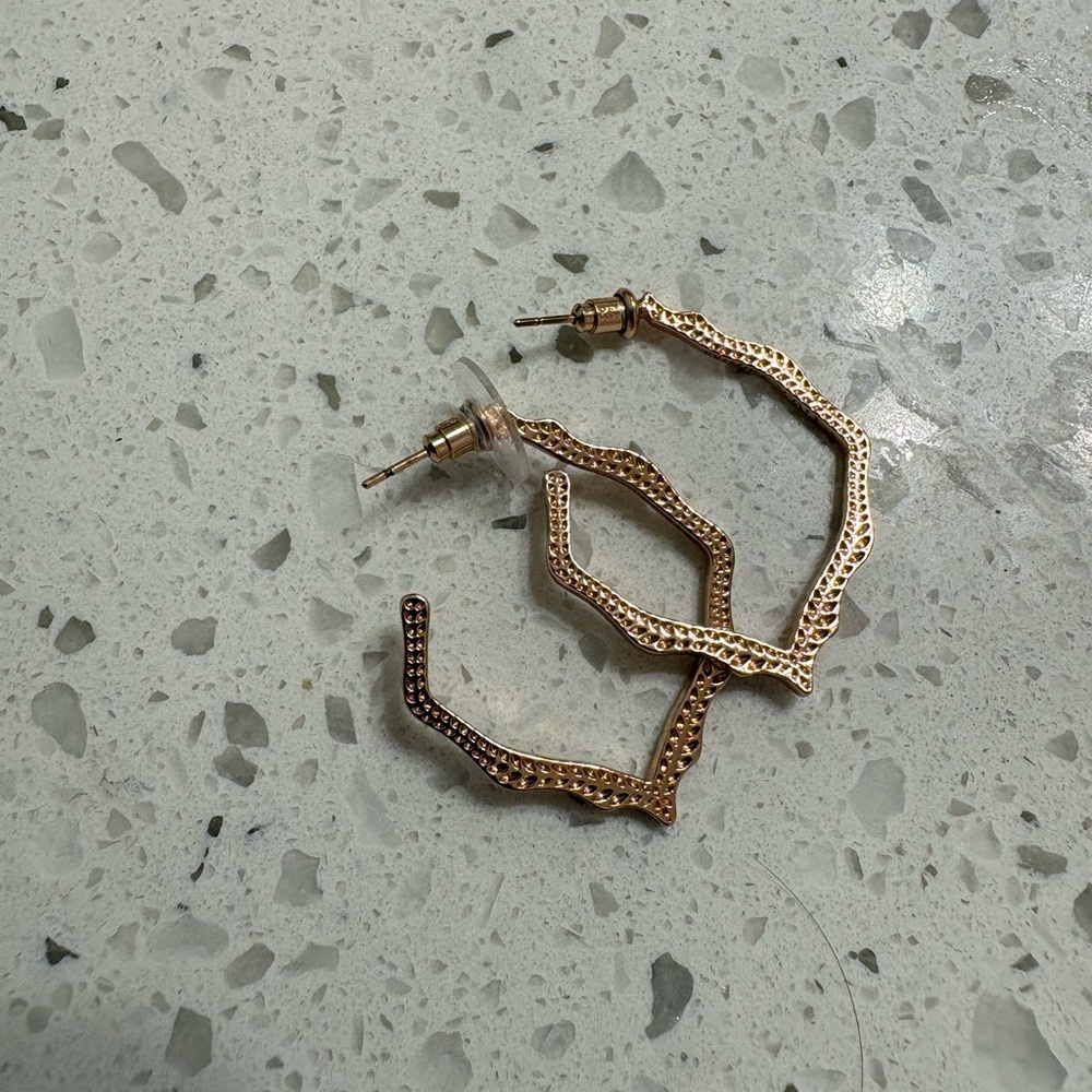 Kendra Scott Miku Hoop Earrings, Gold